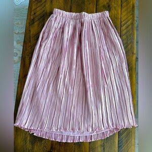 Abercrombie kids girls satin midi skirt. Size 13/14.